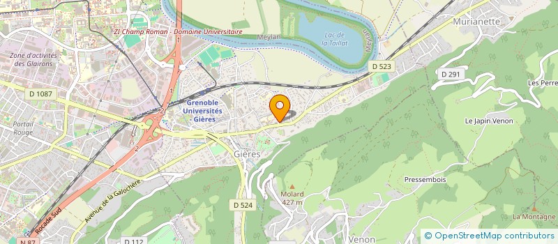 localisation de l'entreprise MONSIEUR MICKAEL MASCIAVE  GIERES