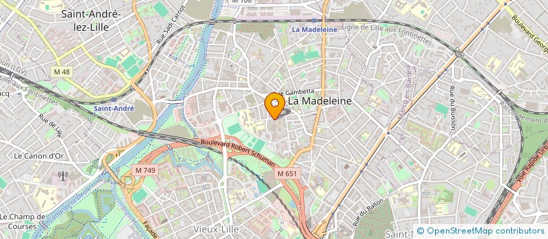 localisation de l'entreprise MONSIEUR MICKAEL MASSARIA à LA MADELEINE