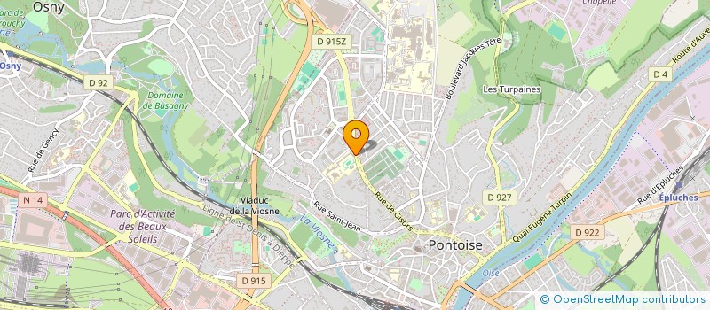 localisation de l'entreprise MONSIEUR MICKAEL MASSE à PONTOISE