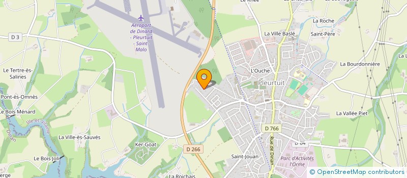 localisation de l'entreprise MONSIEUR MICKAEL MASSON  PLEURTUIT