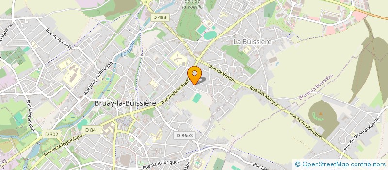 localisation de l'entreprise MONSIEUR MICKAEL MASSON  BRUAY LA BUISSIERE