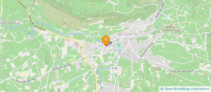 localisation de l'entreprise MONSIEUR MICKAEL MATHIS  BEAUMES-DE-VENISE