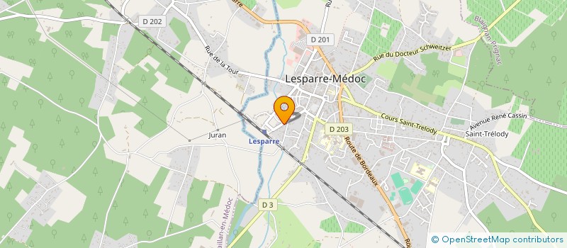 localisation de l'entreprise MONSIEUR MICKAEL MATINAUD  LESPARRE-MEDOC