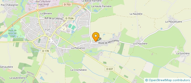 localisation de l'entreprise MONSIEUR MICKAEL MAUBOUSSIN  LEGE