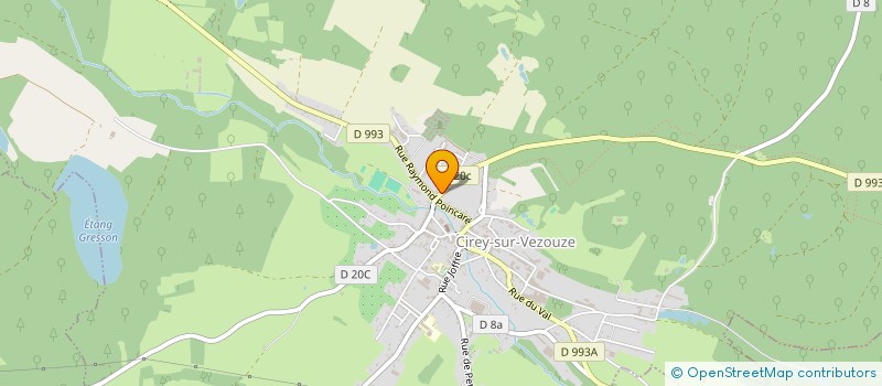 localisation de l'entreprise MONSIEUR MICKAEL MAUCOURT  CIREY-SUR-VEZOUZE