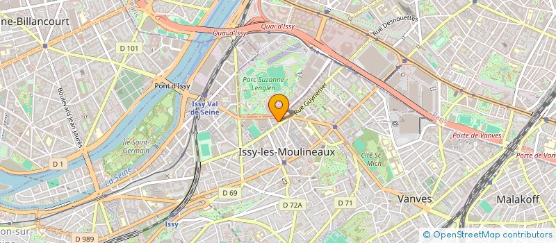 localisation de l'entreprise MONSIEUR MICKAEL MAUDON à ISSY-LES-MOULINEAUX