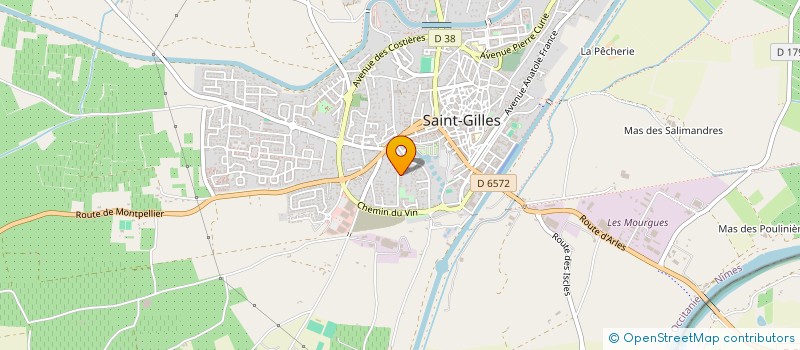 localisation de l'entreprise MONSIEUR MICKAEL MAUGER  SAINT-GILLES