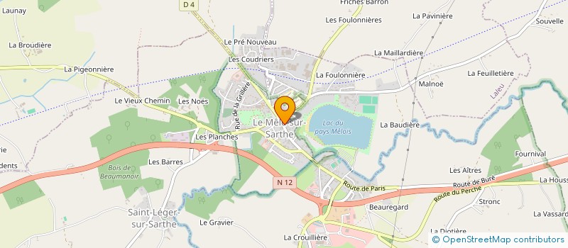 localisation de l'entreprise MONSIEUR MICKAEL MAUGUIN à LE MELE-SUR-SARTHE