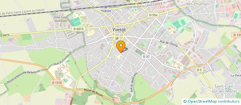 localisation de l'entreprise MONSIEUR MICKAEL MAURICE  YVETOT