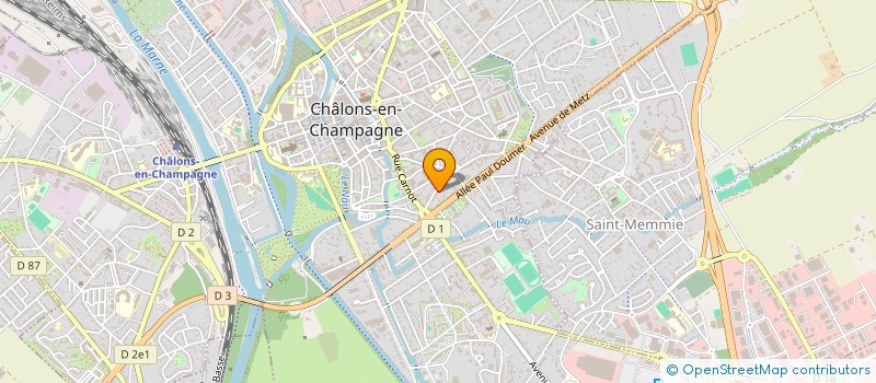 localisation de l'entreprise MONSIEUR MICKAEL MAUVAIS  CHALONS-EN-CHAMPAGNE