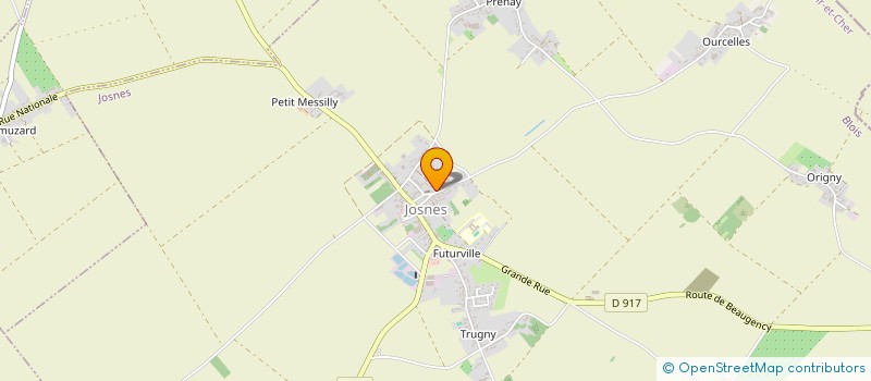 localisation de l'entreprise MONSIEUR MICKAEL MAZEAU  JOSNES