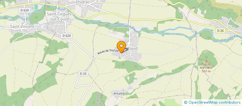 localisation de l'entreprise MONSIEUR MICKAEL MAZZEI  MEILHAUD