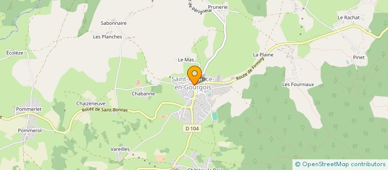 localisation de l'entreprise MONSIEUR MICKAEL MEILLOUIN  SAINT-MAURICE-EN-GOURGOIS