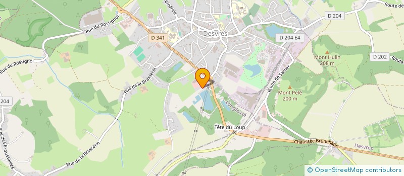 localisation de l'entreprise MONSIEUR MICKAEL MELIN  LONGFOSSE