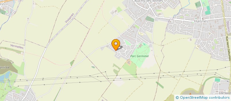 localisation de l'entreprise MONSIEUR MICKAEL MELIN  AUCHY-LES-MINES