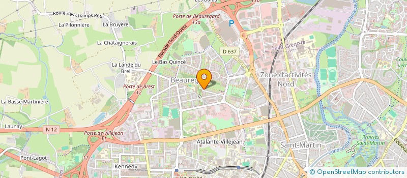 localisation de l'entreprise MONSIEUR MICKAEL MELKA  RENNES