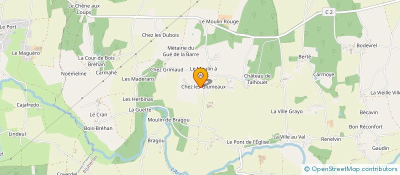 localisation de l'entreprise MONSIEUR MICKAEL MELUC  PLUHERLIN