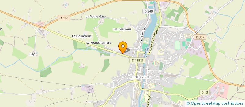 localisation de l'entreprise MONSIEUR MICKAEL MENAGER  BOULOIRE