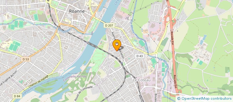 localisation de l'entreprise MONSIEUR MICKAEL MENDES  LE COTEAU