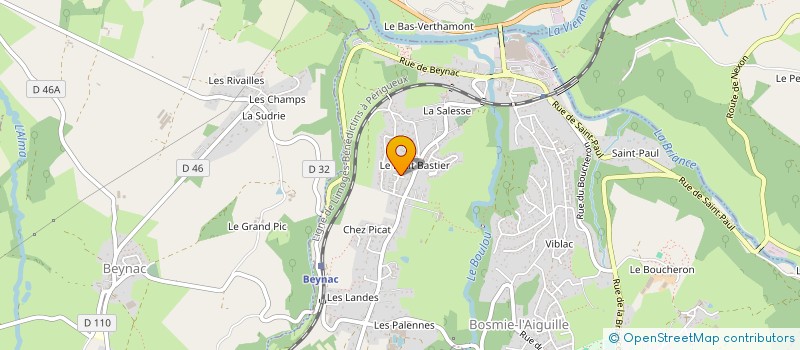 localisation de l'entreprise MONSIEUR MICKAEL MENDES  BOSMIE-L'AIGUILLE