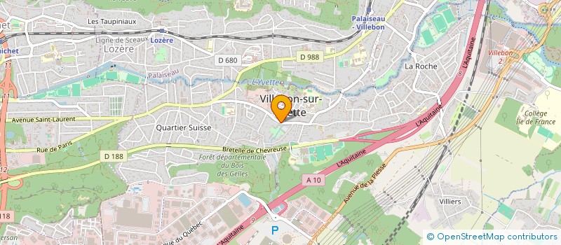 localisation de l'entreprise MONSIEUR MICKAEL MENDES DA CONCEICAO  VILLEBON-SUR-YVETTE