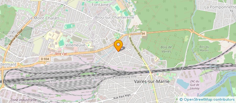 localisation de l'entreprise MONSIEUR MICKAEL MENDES MACHADO  VAIRES-SUR-MARNE