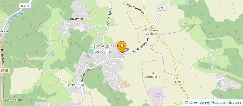 localisation de l'entreprise MONSIEUR MICKAEL MENDY  SAINT-AUBIN-CELLOVILLE