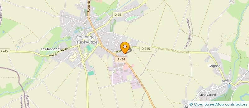 localisation de l'entreprise MONSIEUR MICKAEL MENNESSON  COULONGES-SUR-L'AUTIZE