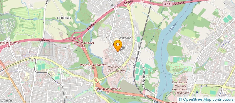localisation de l'entreprise MONSIEUR MICKAEL MENOUARD à LA CHAPELLE-SUR-ERDRE