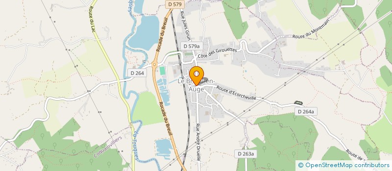 localisation de l'entreprise MONSIEUR MICKAEL MENUET  SAINT BENOIT D'HEBERTOT