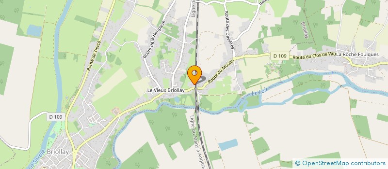 localisation de l'entreprise MONSIEUR MICKAEL MENUT  BRIOLLAY