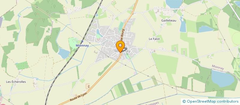 localisation de l'entreprise MONSIEUR MICKAEL MERLE  MIONNAY