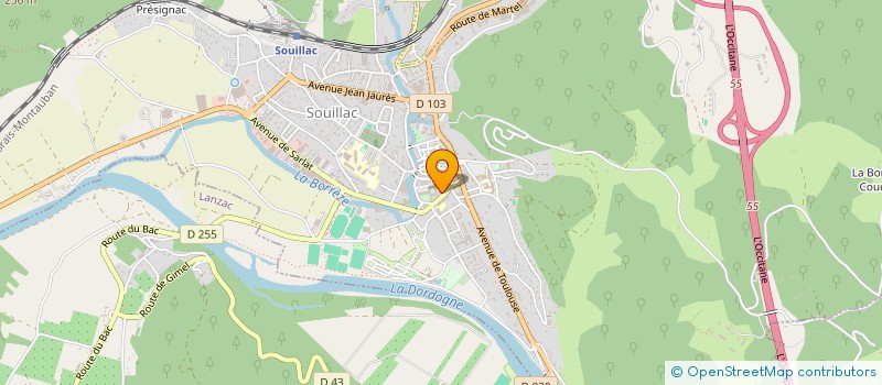 localisation de l'entreprise MONSIEUR MICKAEL MERLE  PINSAC