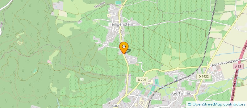 localisation de l'entreprise MONSIEUR MICKAEL MERVELET  MITTELBERGHEIM