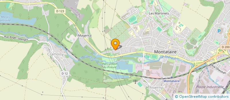 localisation de l'entreprise MONSIEUR MICKAEL MESSINA  THIVERNY