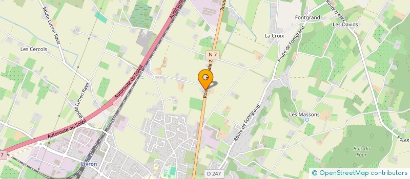 localisation de l'entreprise MONSIEUR MICKAEL METIFIOT  LIVRON-SUR-DROME