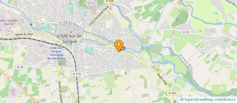 localisation de l'entreprise MONSIEUR MICKAEL MEYER  L ISLE SUR LA SORGUE