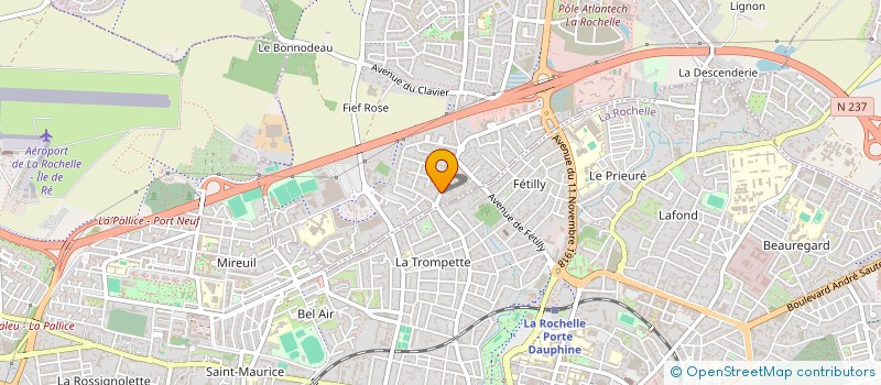 localisation de l'entreprise MONSIEUR MICKAEL MICHELET  LAGORD