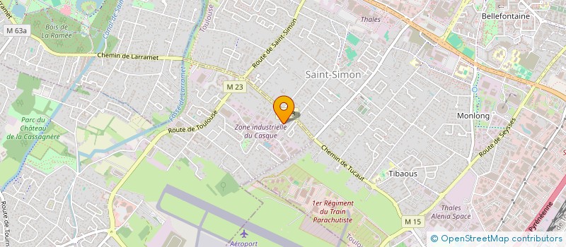 localisation de l'entreprise MONSIEUR MICKAEL MIEULET  CUGNAUX