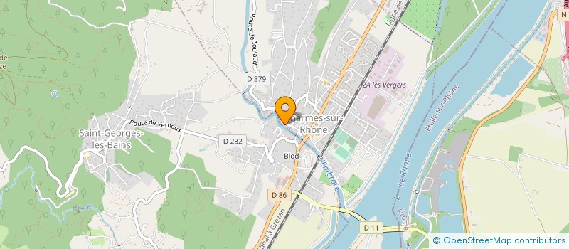 localisation de l'entreprise MONSIEUR MICKAEL MIGUET  CHARMES-SUR-RHONE