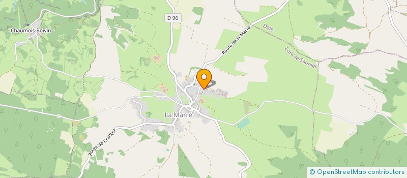 localisation de l'entreprise MONSIEUR MICKAEL MILLET  LA MARRE