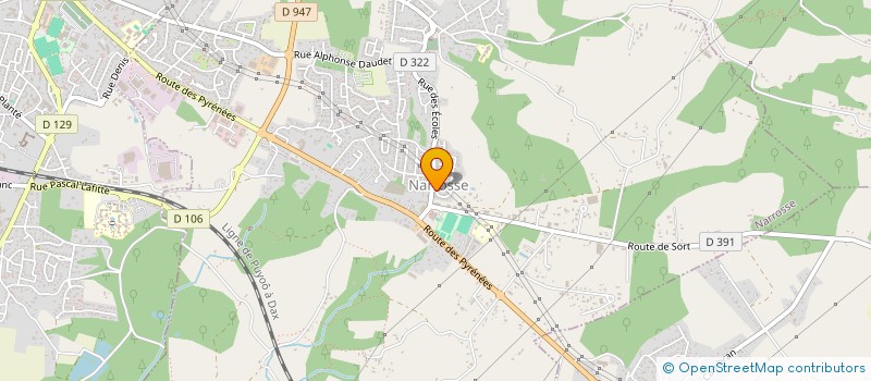 localisation de l'entreprise MONSIEUR MICKAEL MILLIEN  NARROSSE