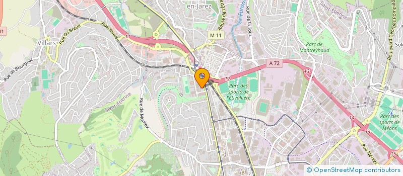 localisation de l'entreprise MONSIEUR MICKAEL MISTRETTA  SAINT-ETIENNE