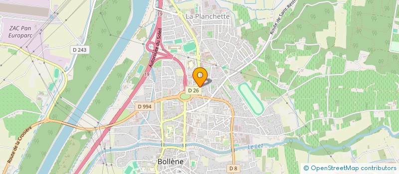 localisation de l'entreprise MONSIEUR MICKAEL MOGARRA  BOLLENE