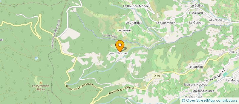 localisation de l'entreprise MONSIEUR MICKAEL MOIROUX  VAUX-EN-BEAUJOLAIS