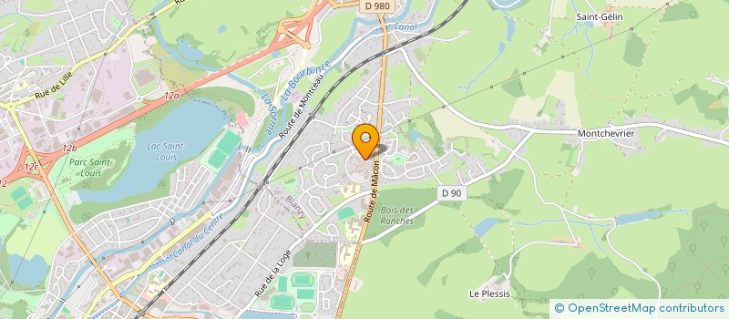 localisation de l'entreprise MONSIEUR MICKAEL MOISSONNIER  BLANZY