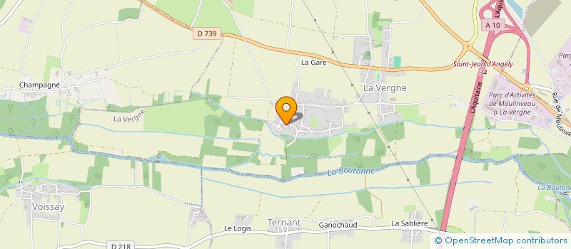 localisation de l'entreprise MONSIEUR MICKAEL MOIZAND  SAINT-PIERRE-DE-JUILLERS