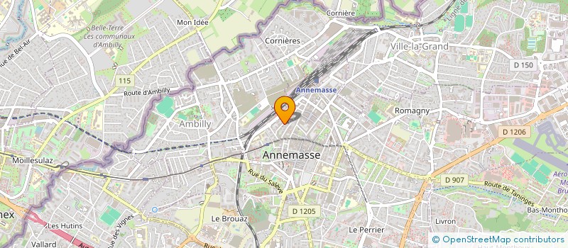 localisation de l'entreprise MONSIEUR MICKAEL MONACI  ANNEMASSE