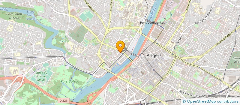 localisation de l'entreprise MONSIEUR MICKAEL MONNIER  ANGERS
