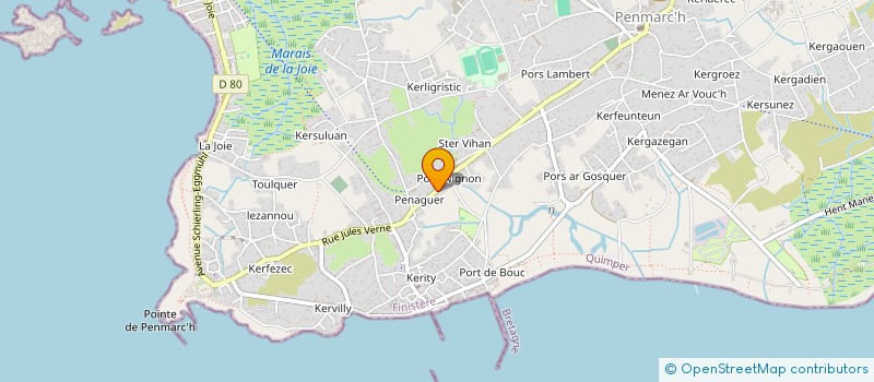 localisation de l'entreprise MONSIEUR MICKAEL MONOT à PENMARCH